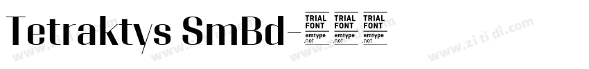 Tetraktys SmBd字体转换